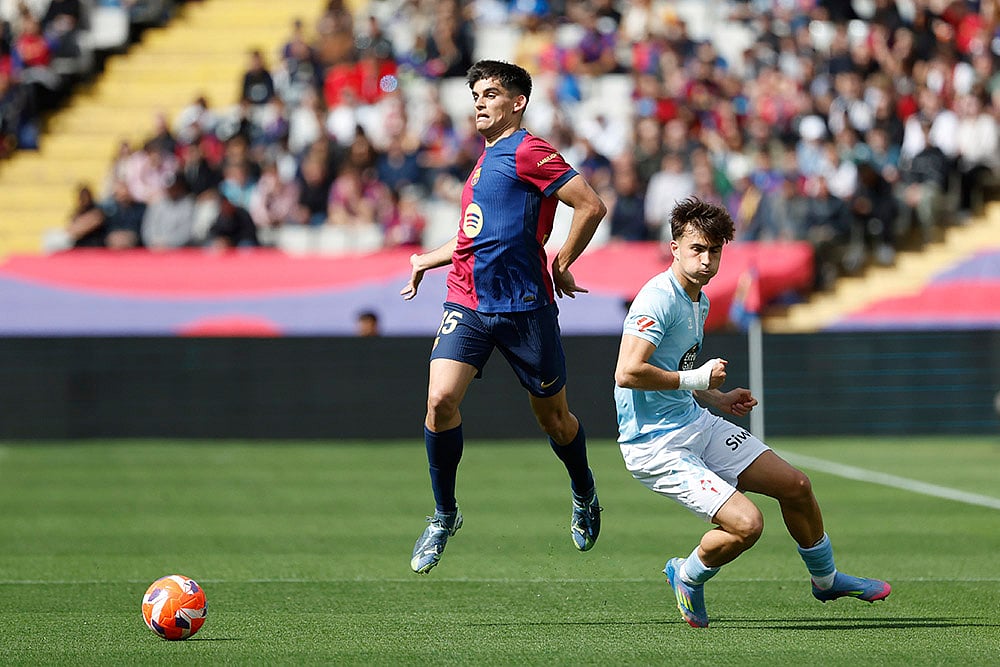 Spain soccer La Liga 2024-25 FC Barcelona vs Celta Vigo: Martin