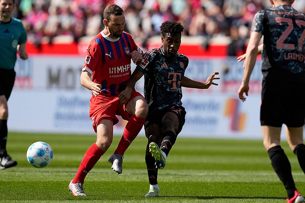 Germany soccer Bundesliga 2024-25 Heidenheim vs Bayern Munich: Kingsley Coman