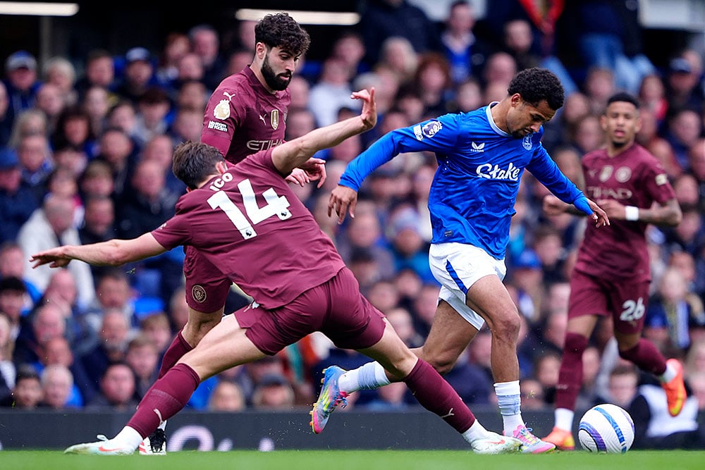Britain Soccer Premier League Everton Vs Manchester City: Nico Gonzalez 
