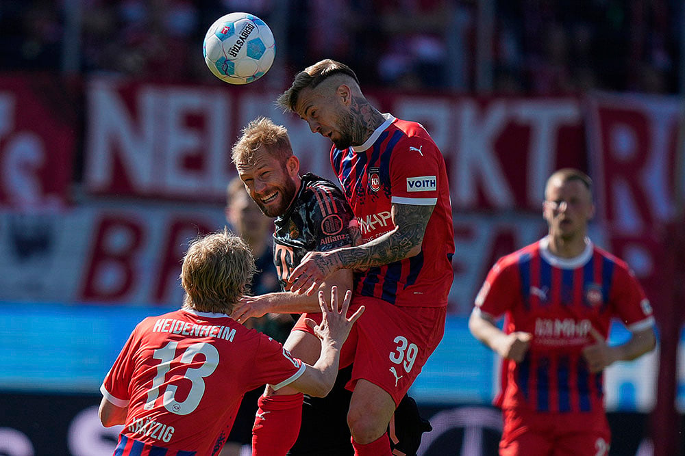 Germany soccer Bundesliga 2024-25 Heidenheim vs Bayern Munich: Konrad Laimer