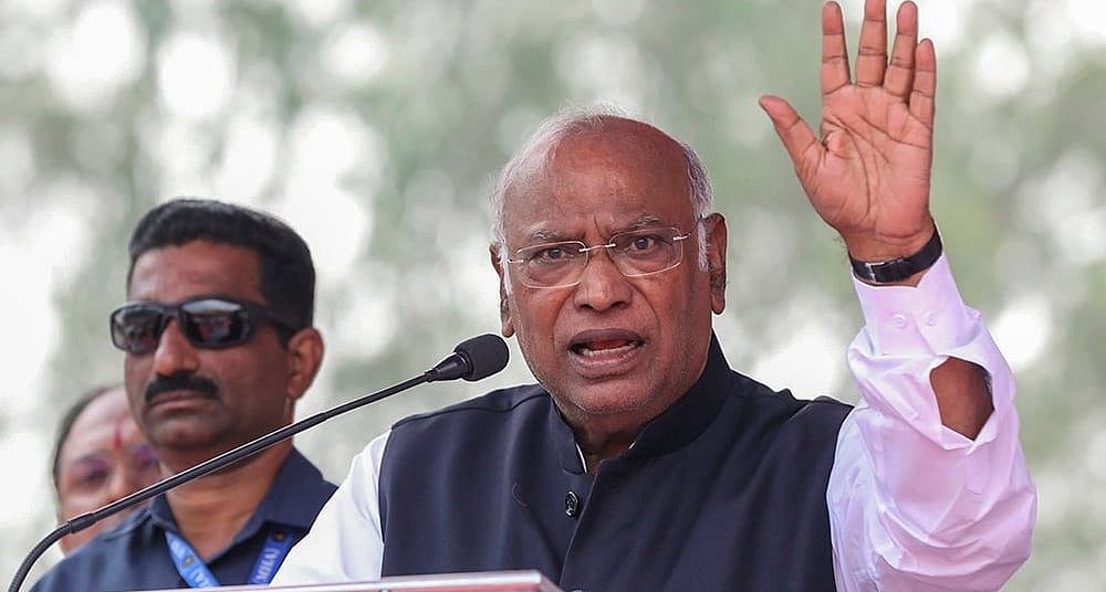 | Photo: PTI/File : Mallikarjun Kharge 