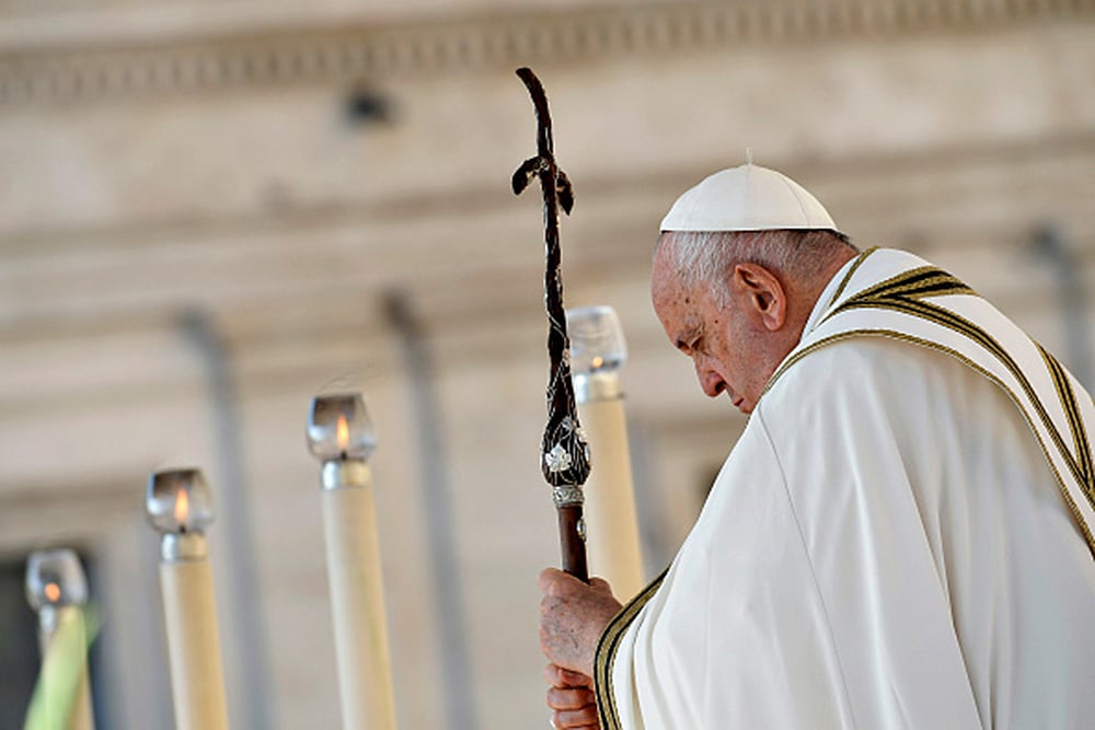 Pope Francis presides at Holy Mass