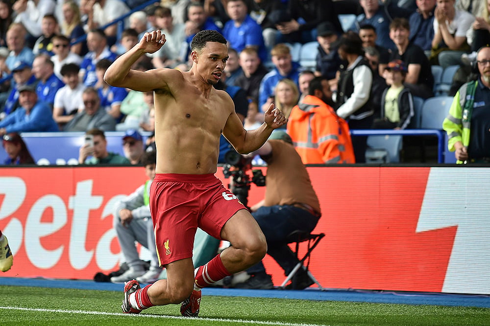 Britain Soccer Premier League 2024-25 Leicester City Vs Liverpool: Trent Alexander-Arnold