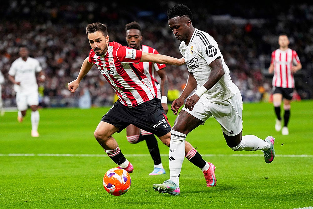 Spain Soccer La Liga 2024-25 Real Madrid vs Athletic Bilbao: Andoni Gorosabel
