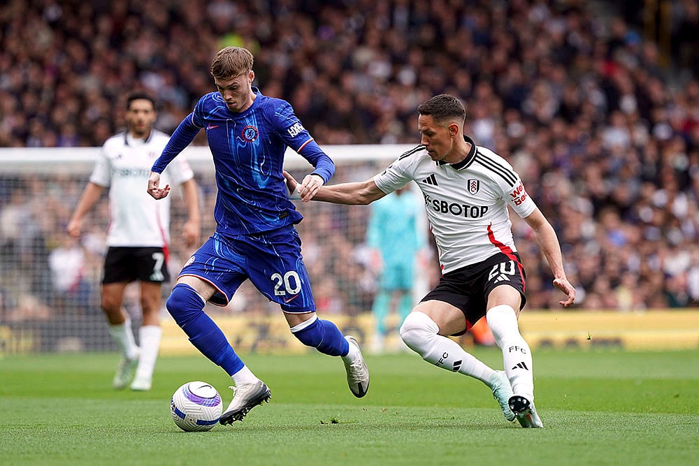 Britain Soccer Premier League 2024-25 Fulham and Chelsea: Cole Palmer