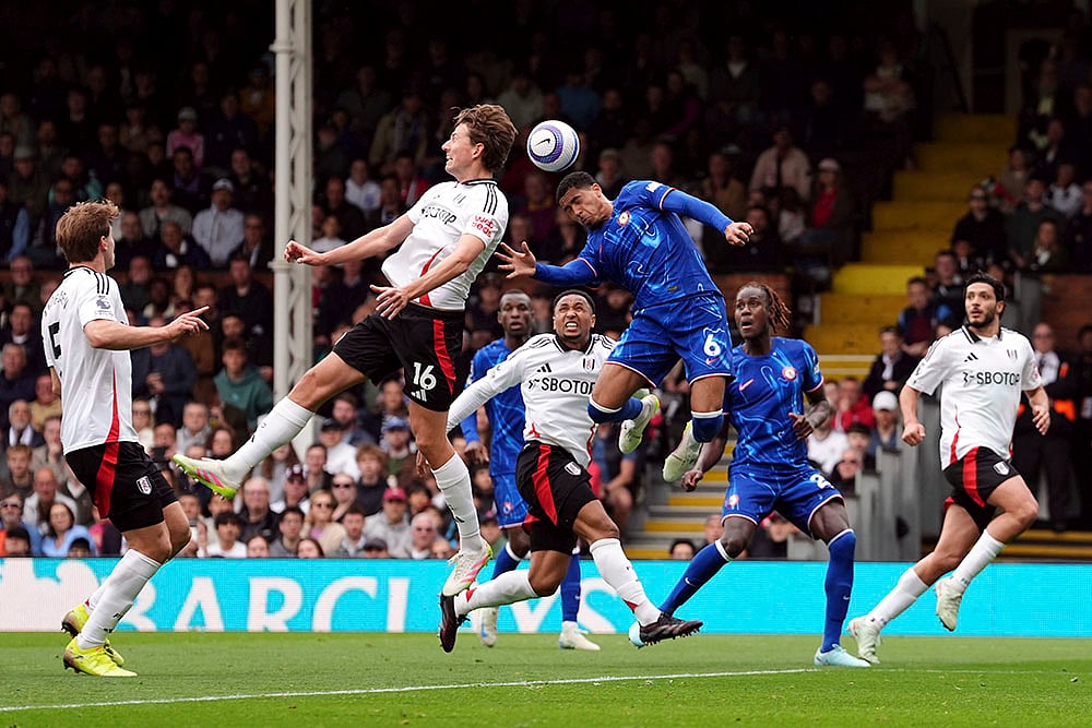 Britain Soccer Premier League 2024-25 Fulham and Chelsea: Sander Berge
