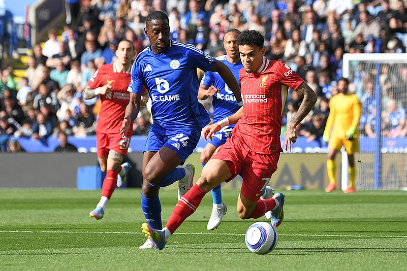 Britain Soccer Premier League 2024-25 Leicester City Vs Liverpool: Boubakary Soumare