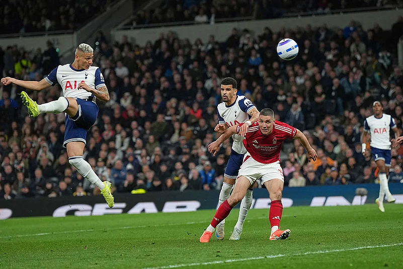 English Premier League Soccer: Tottenham Hotspur vs Nottingham Forest