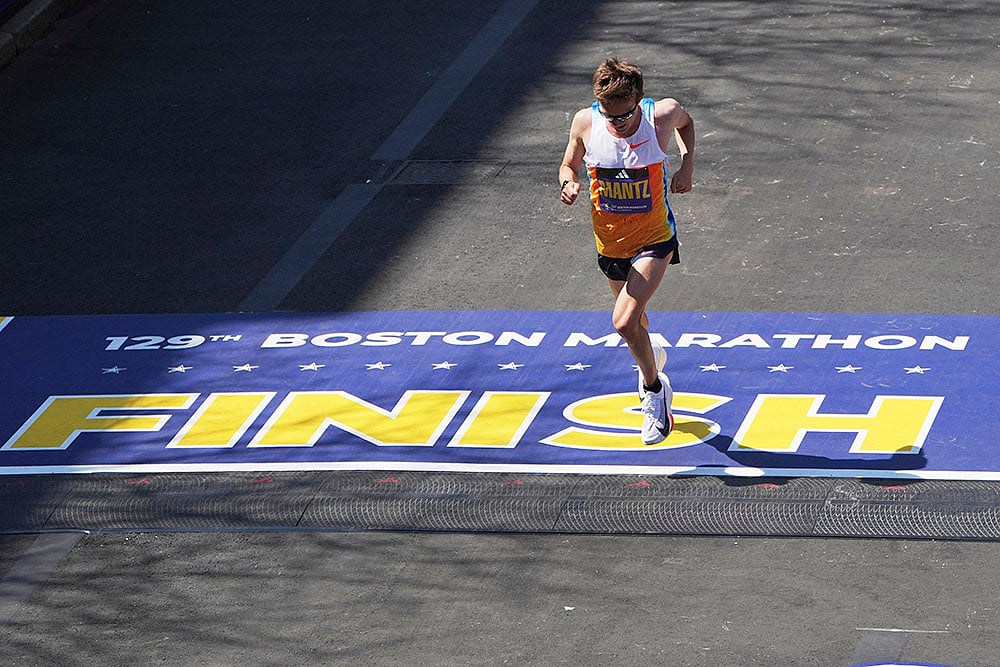 Boston Marathon 2025 Race_Conner Mantz