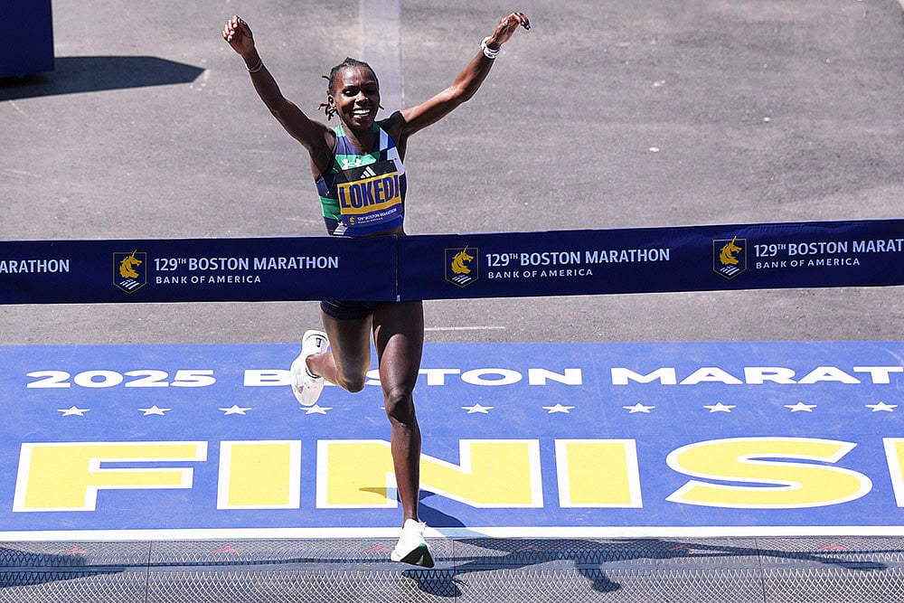 Boston Marathon 2025 Race_Sharon Lokedi