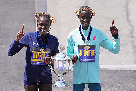 Boston Marathon 2025: John Korir and Sharon Lokedi
