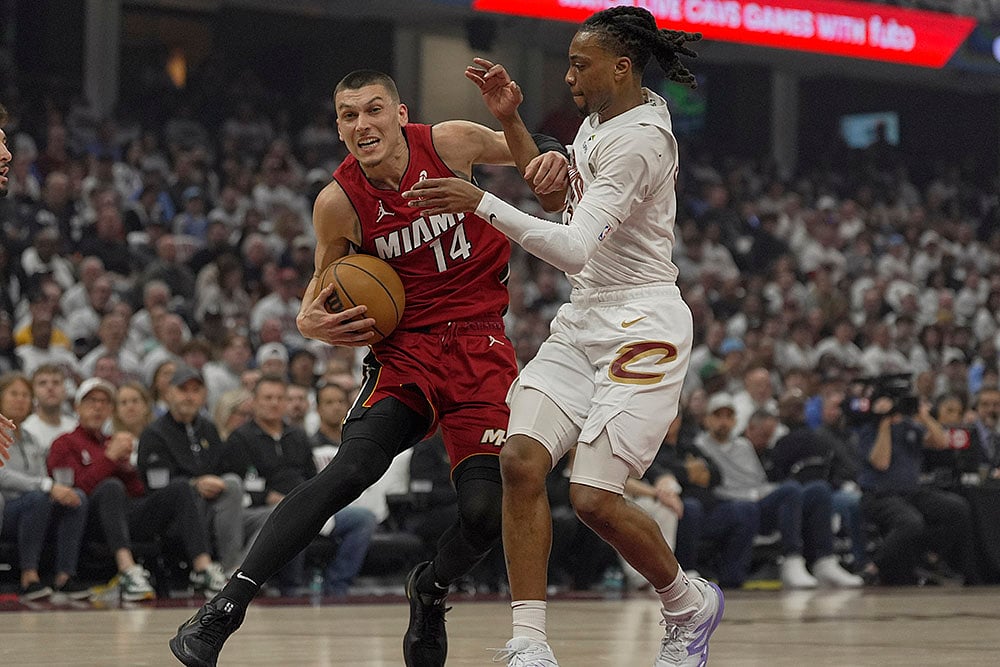 NBA Basketball Miami Heat vs Cleveland Cavaliers: Tyler Herro