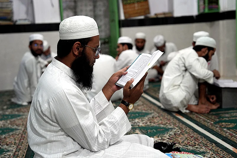 Waqf act 2025: Student prepare for their entrance exam at Madrasa