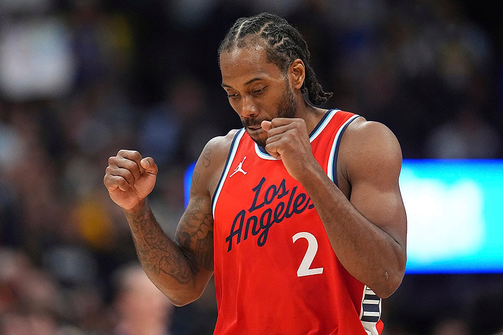 NBA Basketball game 2024-25 Los Angeles Clippers vs Denver Nuggets: Kawhi Leonard