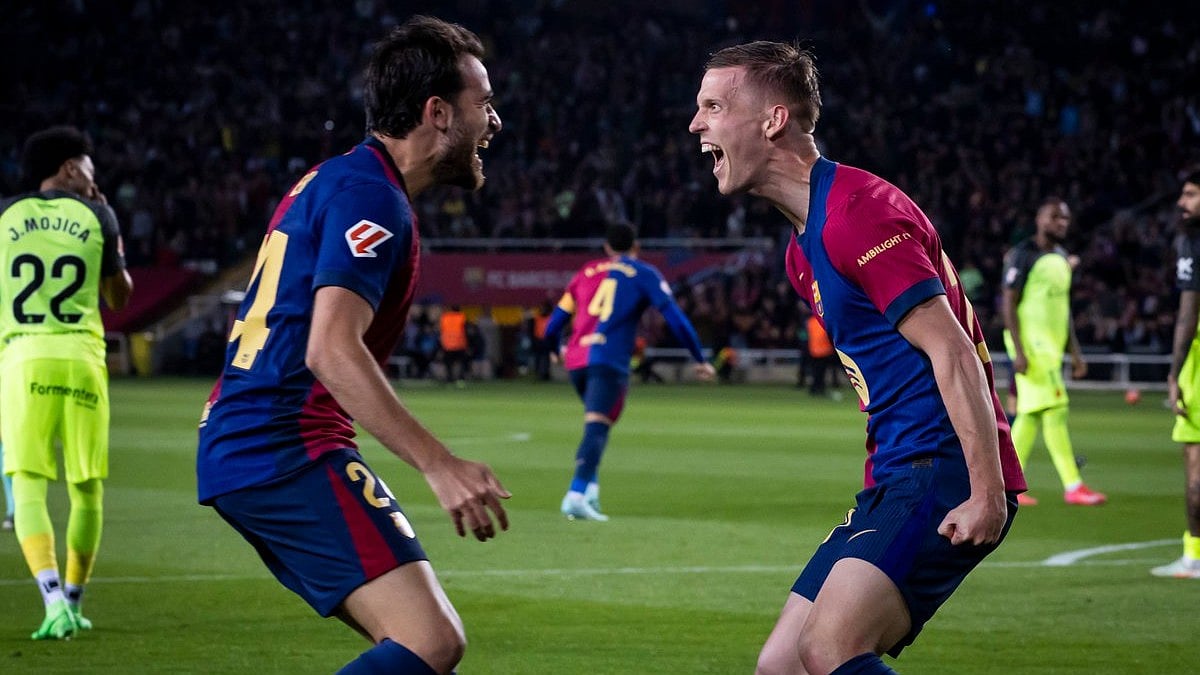 FC Barcelona Eric Garcia Dani Olmo X