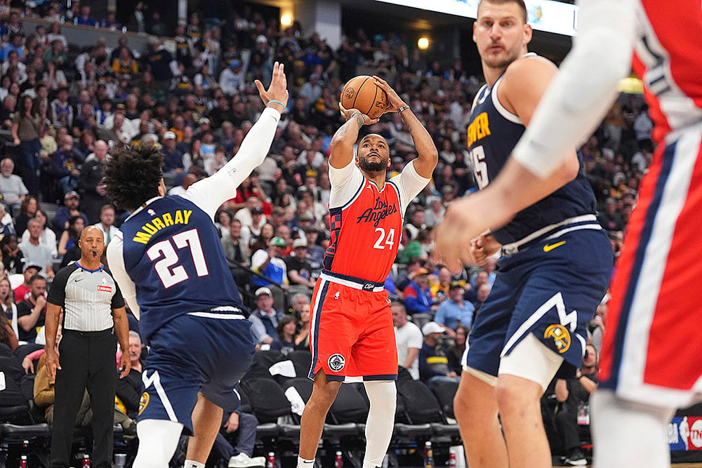 NBA Basketball game 2024-25 Los Angeles Clippers vs Denver Nuggets: Norman Powell