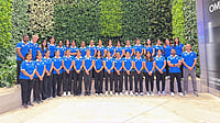 No More Sweets Till LA Olympics, Says Savita As Indian Women Eye World Cup, Asia Podium Photo: X | Hockey India : India women's national hockey team and support staff during a photoshoot before going to Australia.