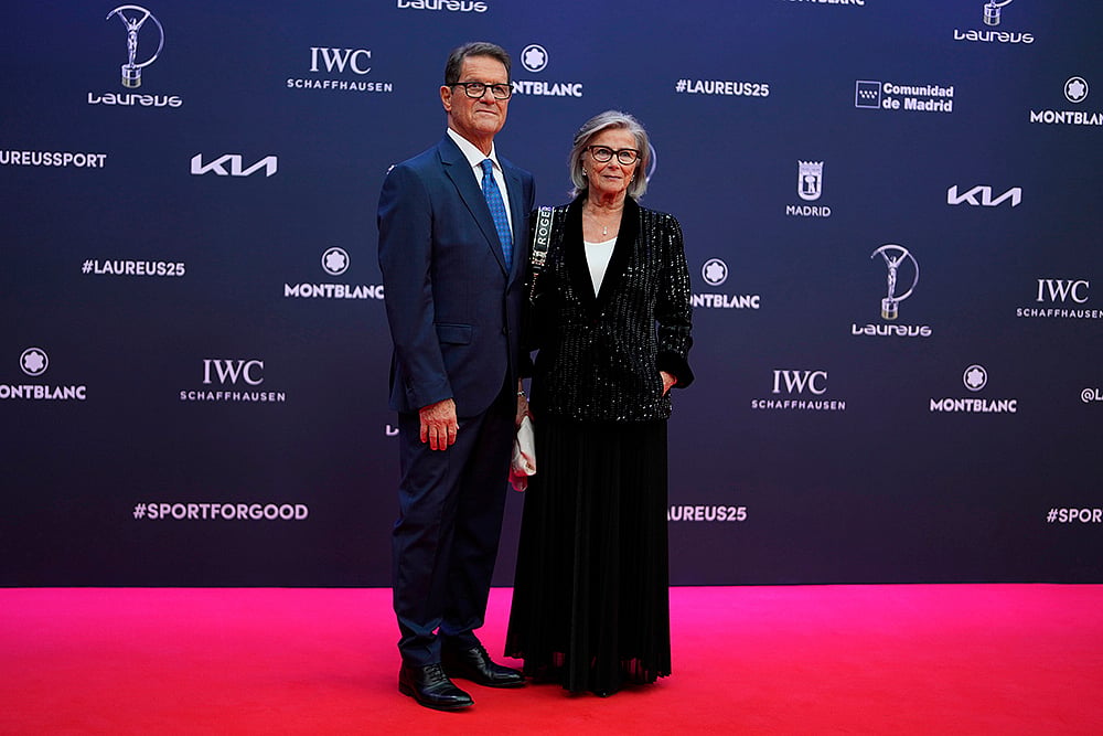Spain Laureus World Sports Awards 2025: Fabio Capello and Laura Ghisi