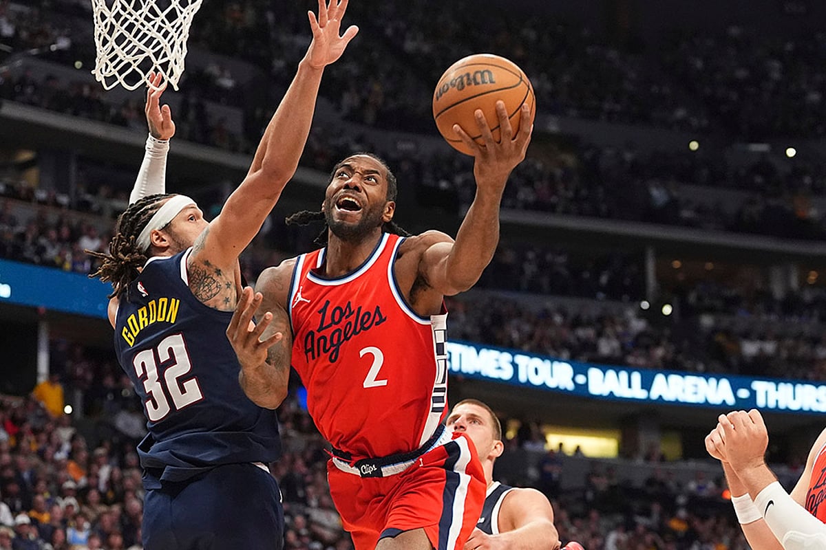 NBA Basketball game 2024-25 Los Angeles Clippers vs Denver Nuggets: Kawhi Leonard