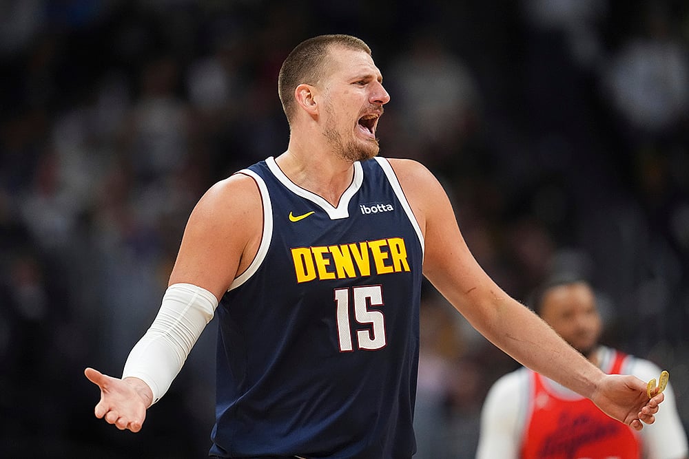 NBA Basketball game 2024-25 Los Angeles Clippers vs Denver Nuggets: Nikola Jokic