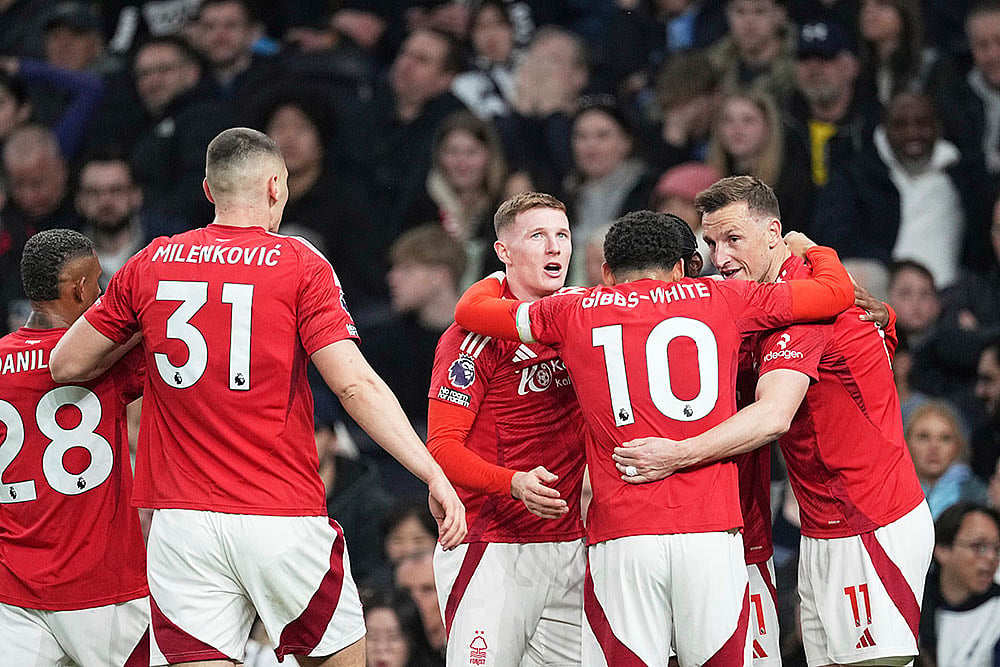 English Premier League Soccer Match: Tottenham Hotspur vs Nottingham Forest