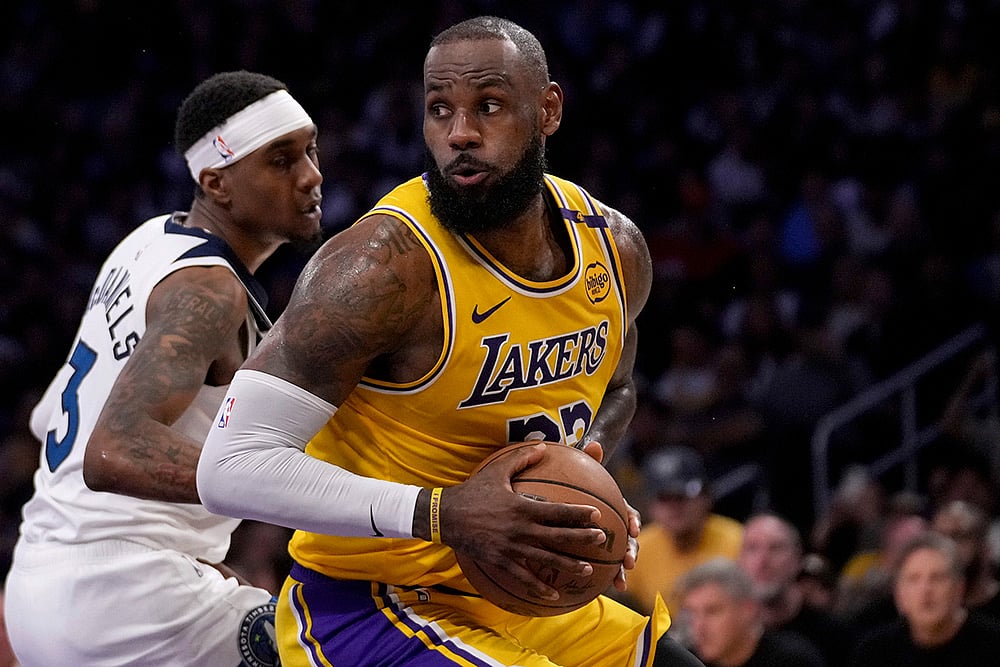 NBA Basketball: Minnesota Timberwolves vs Los Angeles Lakers