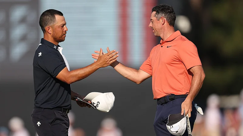 Xander Schauffele and Rory McIlroy