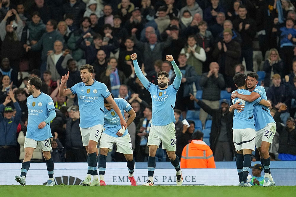 | Photo: AP/Jon Super : EPL: Manchester City vs Aston Villa