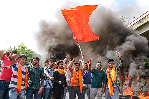 Bajrang Dal protest against Pahalgam terror attack