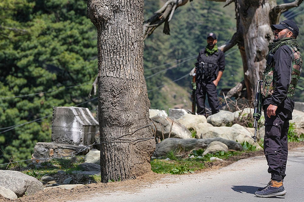 Security in Pahalgam after terror attack
