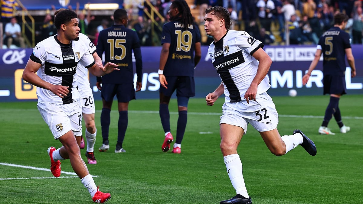 Pellegrino celebrates scoring the games only goal
