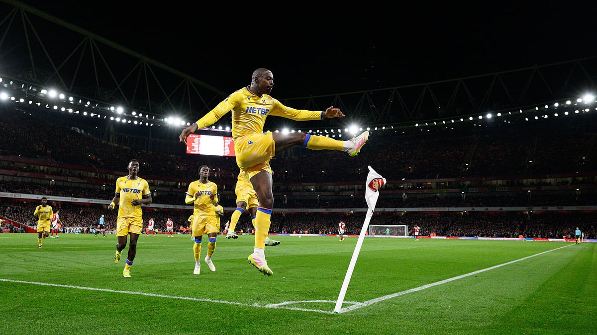 Jean-Philippe Mateta celebrates
