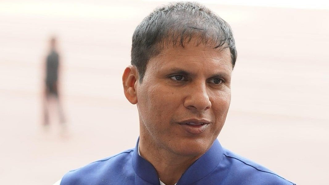 Photo : President of the Paralympic Committee of India, Devendra Jhajharia