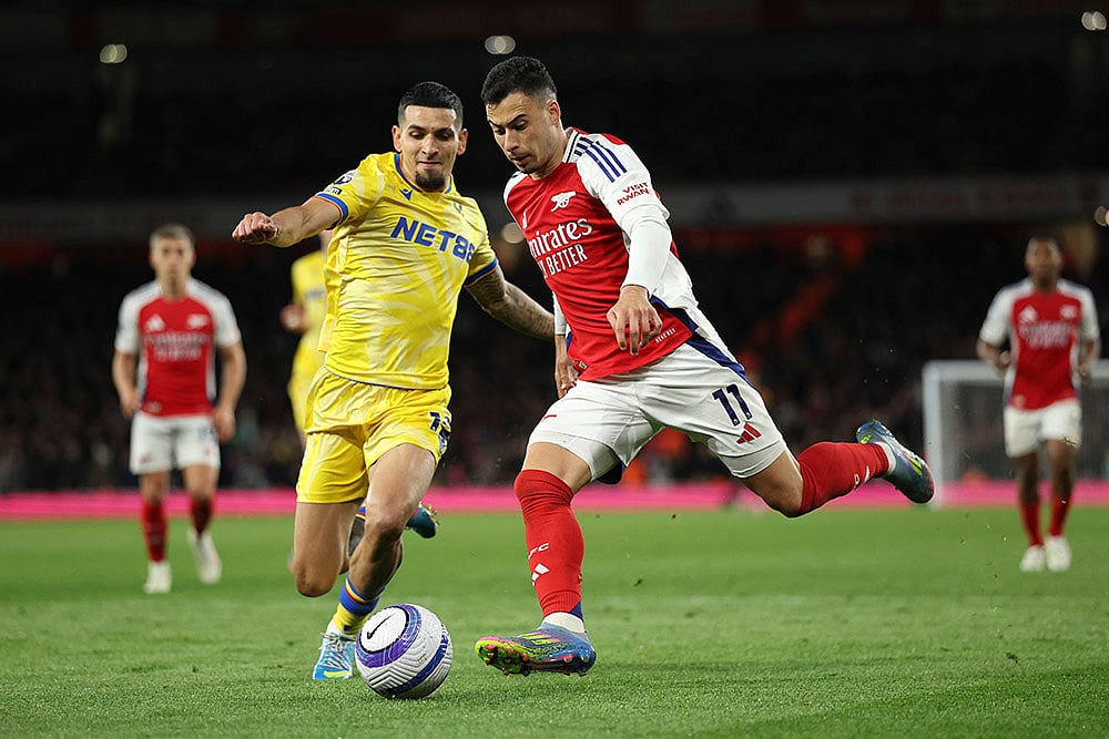 English Premier League soccer Arsenal vs Crystal Palace: Daniel Munoz