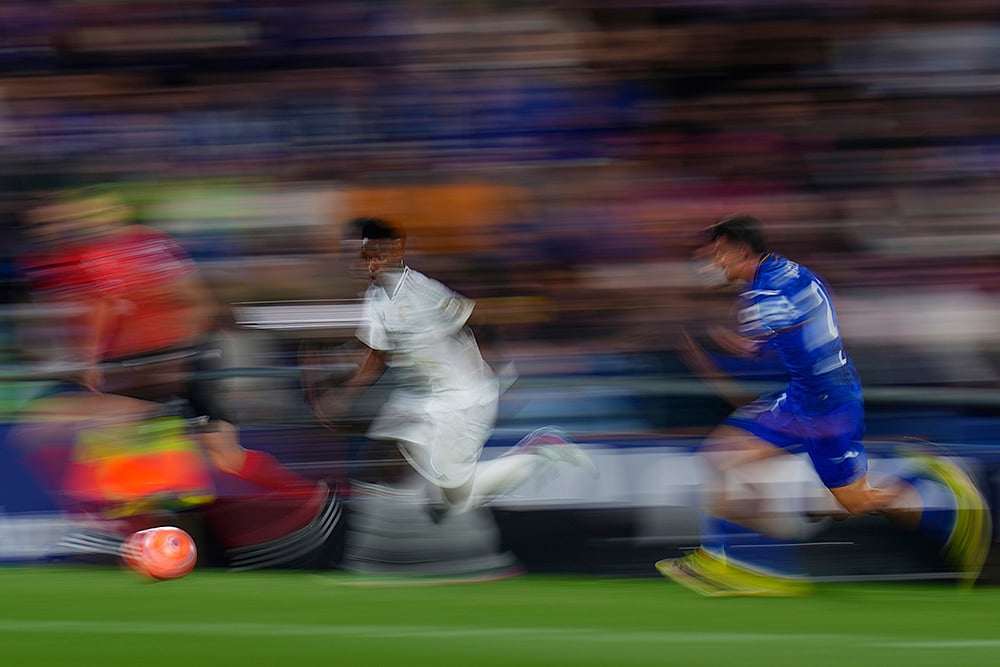 Spain Soccer La Liga Getafe and Real Madrid: Vinicius Junior