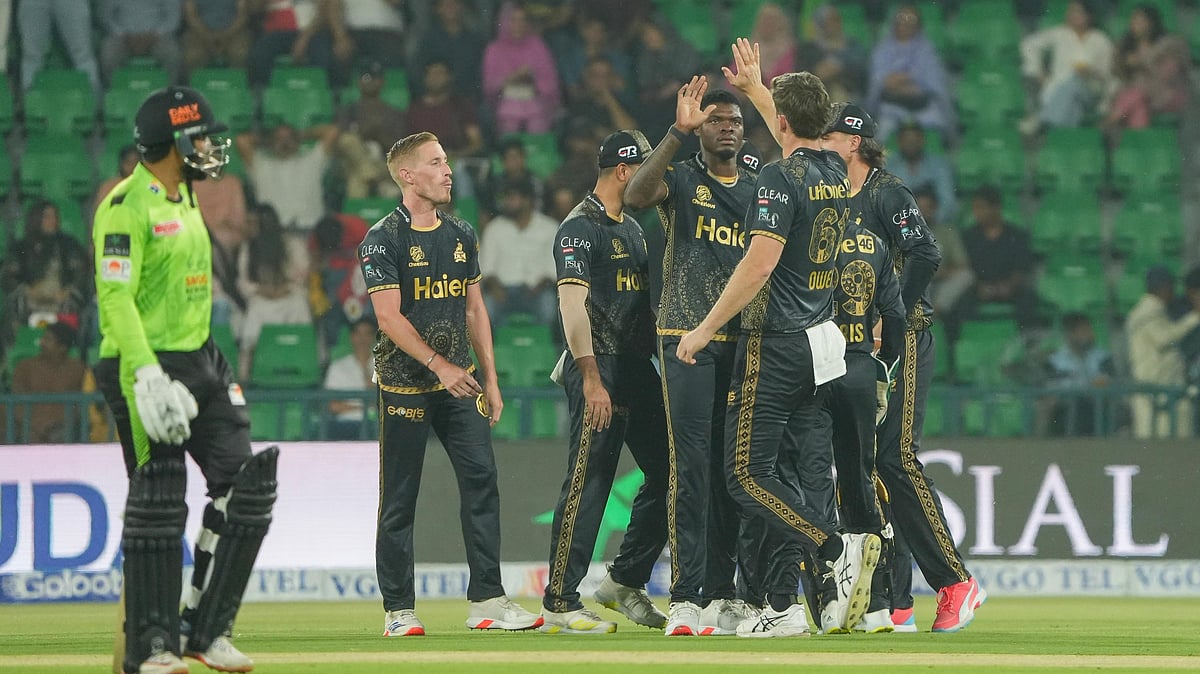 A gimpse from the Lahore Qalandars Vs Peshawar Zalmi, PSL match. - X | Pakistan Super League 