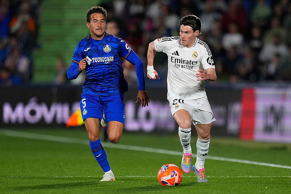 Spain Soccer La Liga Getafe and Real Madrid: Luis Milla