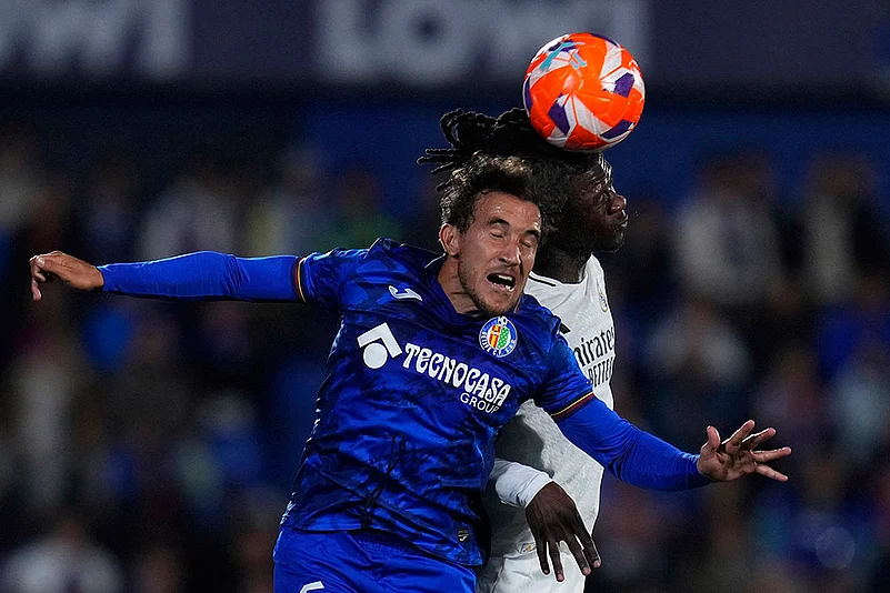 Spain Soccer La Liga Getafe and Real Madrid: Luis Milla