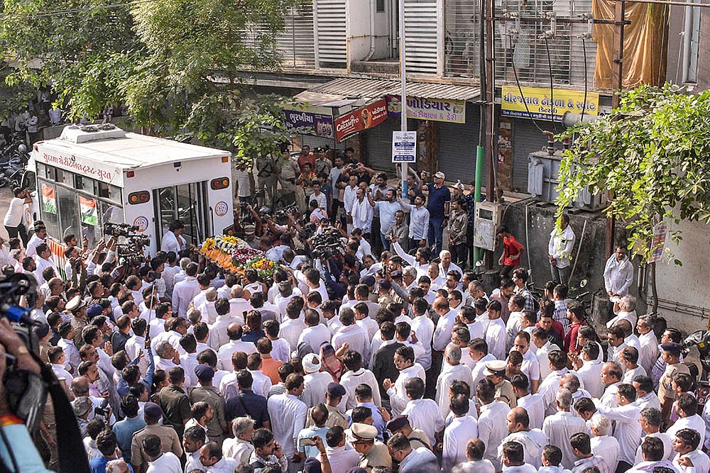 Terror attack victim Shailesh Kalathiyas funeral