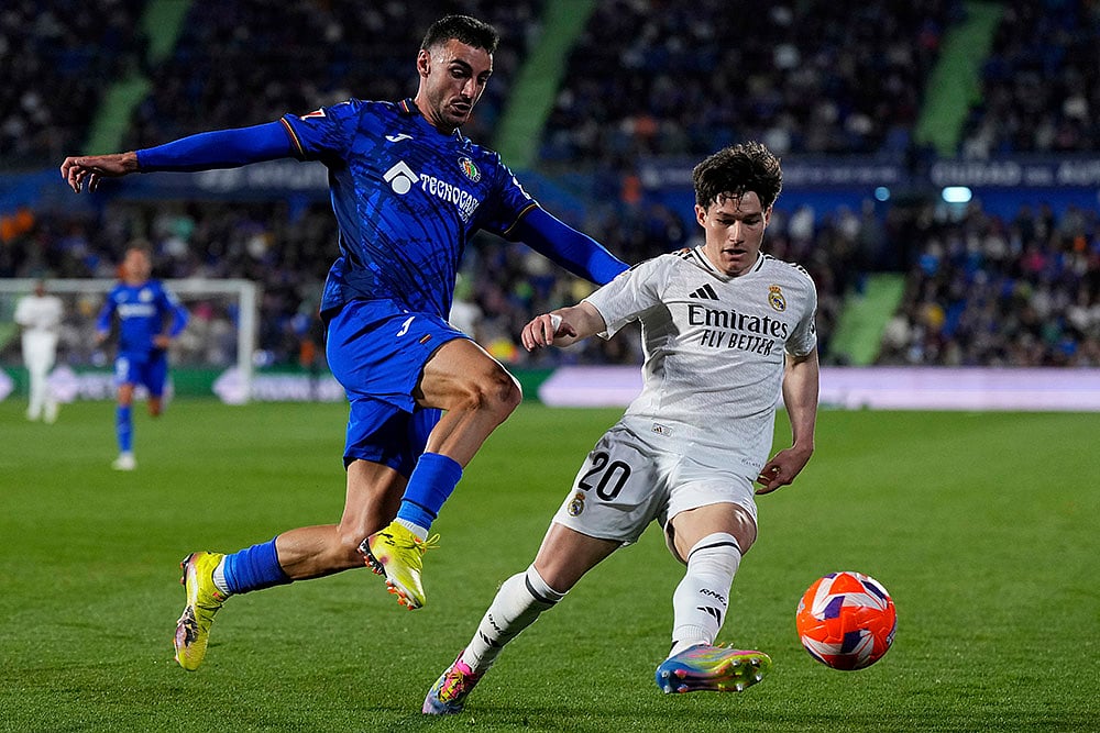 Spain Soccer La Liga Getafe and Real Madrid: Juan Iglesias