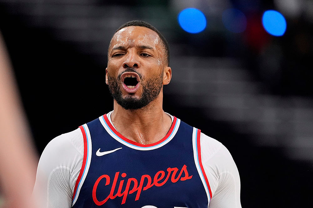 NBA Basketball Denver Nuggets vs Los Angeles Clippers: Norman Powell 