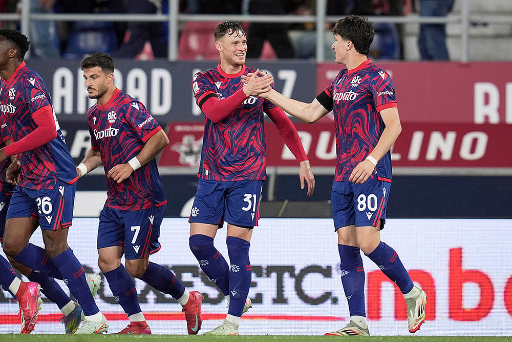 Italy Soccer Italian Cup Coppa Italia semifinal Bologna FC vs Empoli FC: Giovanni Fabbian