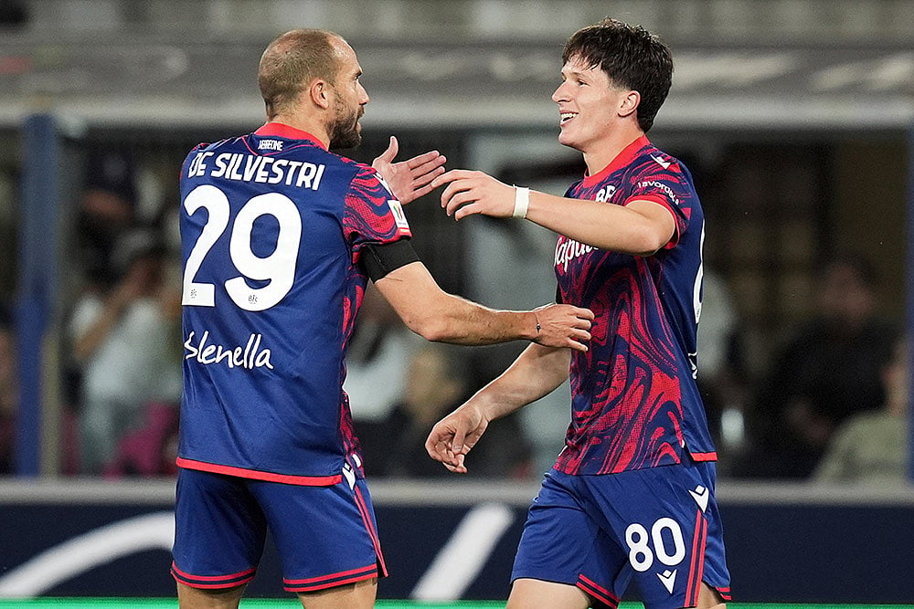 Italy Soccer Italian Cup Coppa Italia semifinal Bologna FC vs Empoli FC: Giovanni Fabbian