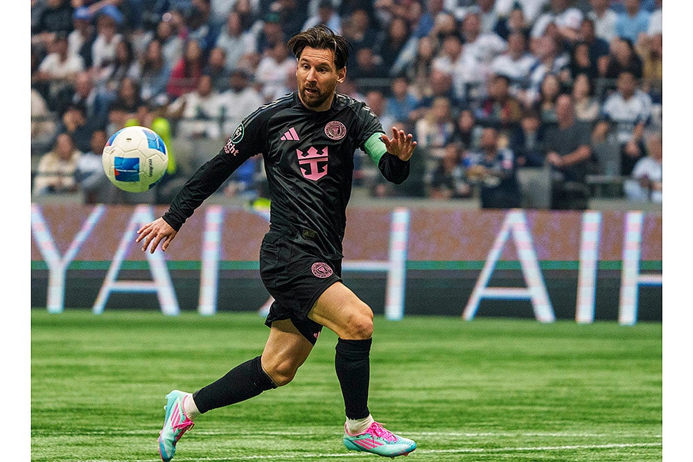 CONCACAF Champions Cup Soccer semifinal Vancouver Whitecaps vs Inter Miami: Lionel Messi