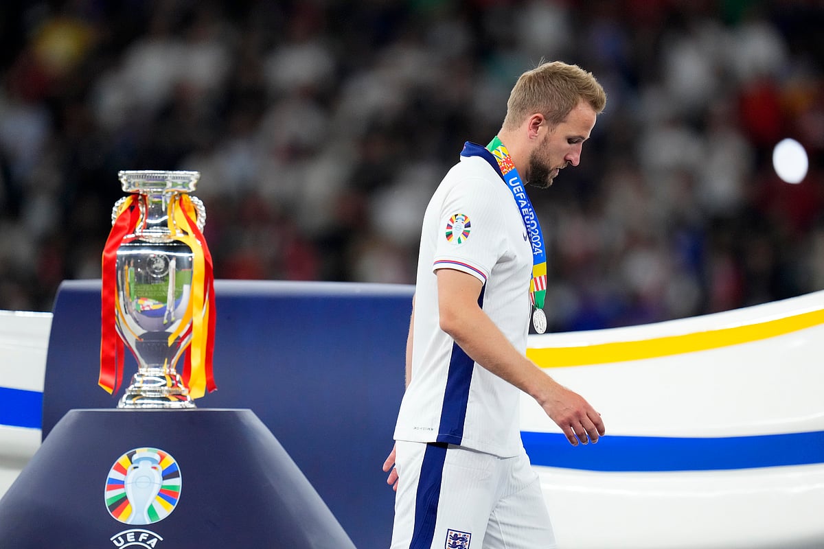 Harry Kane England vs Spain UEFA Euro 2024 final Berlin AP File Photo