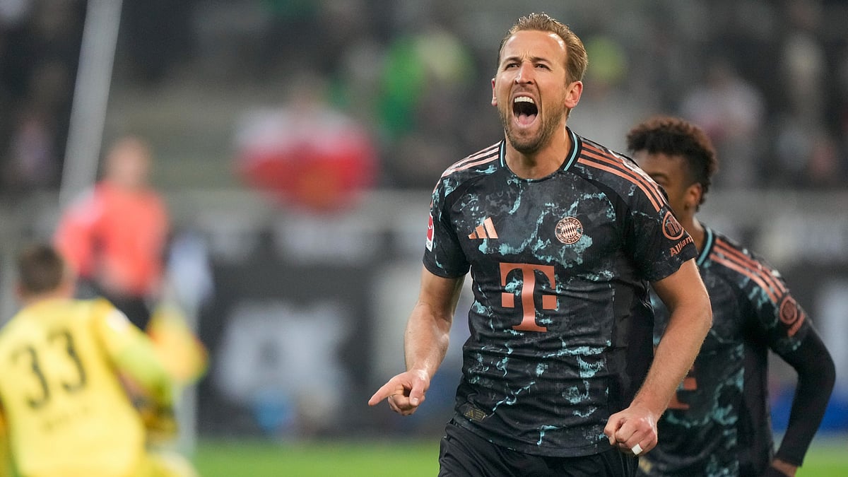 Harry Kane Borussia Moenchengladbach vs Bayern Munich Bundesliga 2024-25 AP File Photo