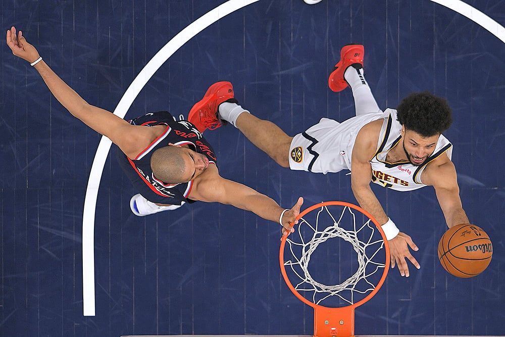 NBA Basketball Denver Nuggets vs Los Angeles Clippers: Jamal Murray