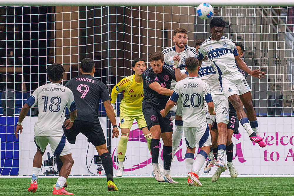 CONCACAF Champions Cup Soccer semifinal Vancouver Whitecaps vs Inter Miami: Emmanuel Sabbi
