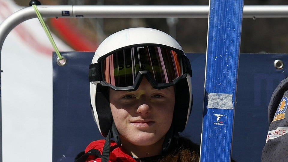 FedFranceSki : Margot Simond was taking part in an event created by Olympic champion Clement Noel.