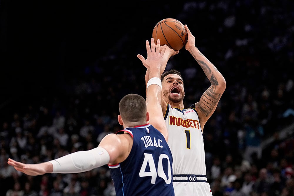 NBA Basketball Denver Nuggets vs Los Angeles Clippers: Michael Porter Jr.